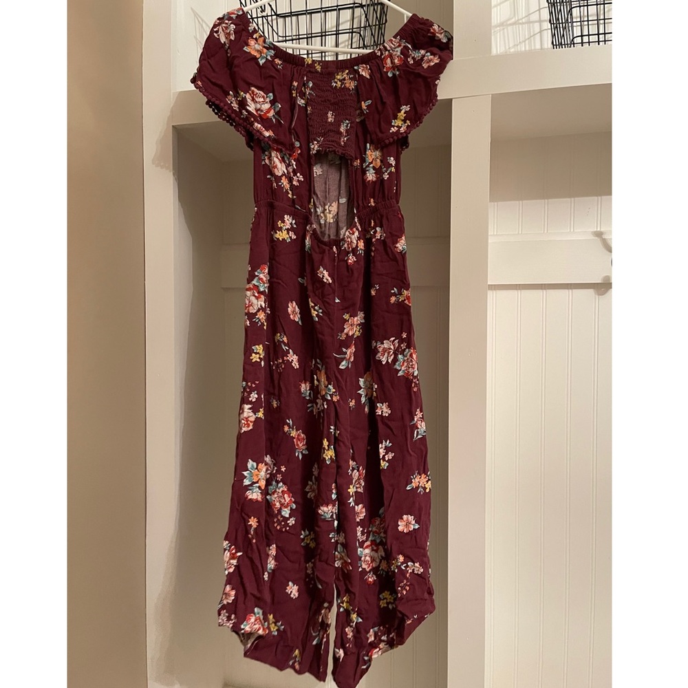 off the shoulder jumpsuit